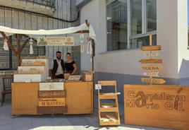 Vecinos de la localidad se pusieron al frente de diferentes stands y puestos para representar parte de esta historia