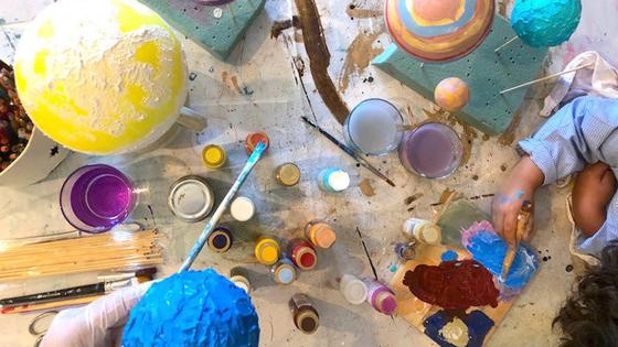 Los pequeños de la ludoteca celebran su Semana de los Planetas