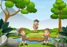 Los pequeños de la ludoteca disfrutan de la Semana de los exploradores