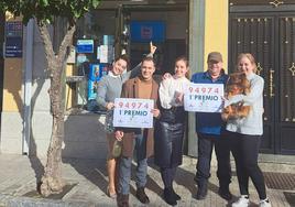 La familia Masa celebra haber dado un premio del Gordo del Niño de Navidad 2024