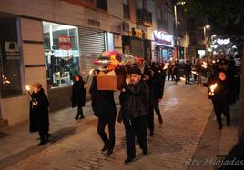 Entierro de la sardina 2024 en Miajadas.