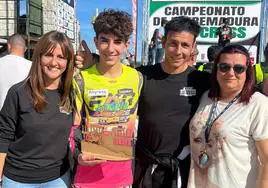 Victoria de Samuel Tapia en la primera cita del Campeonato de Extremadura Junior