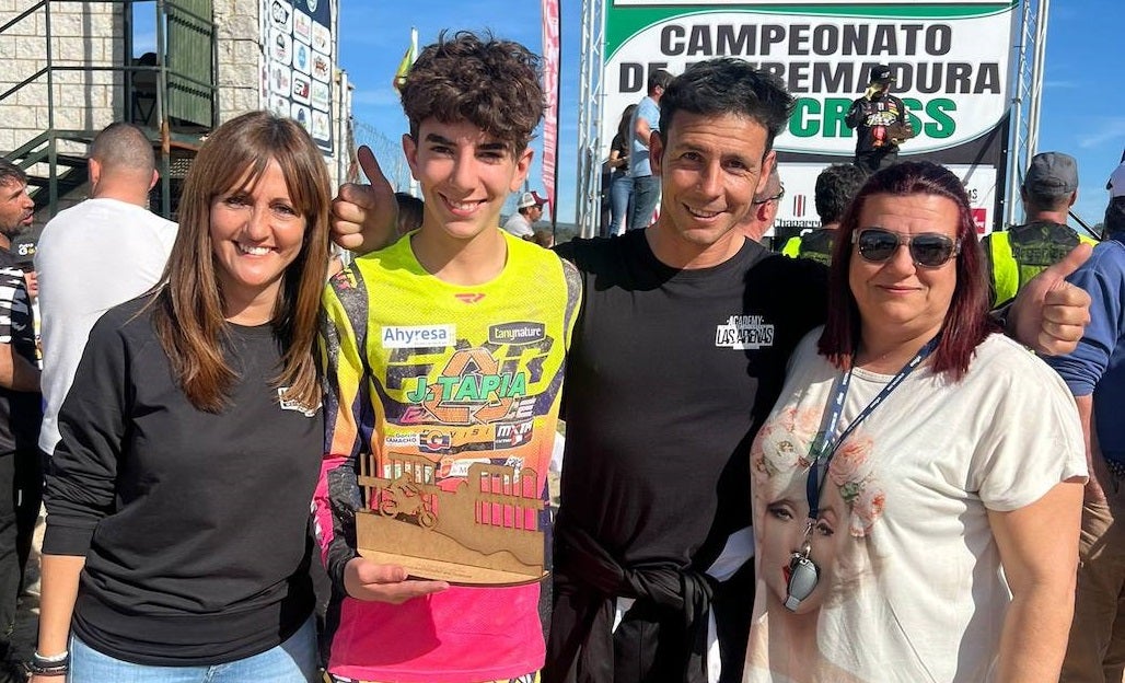 Victoria de Samuel Tapia en la primera cita del Campeonato de Extremadura Junior