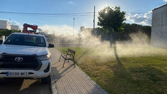 Nueva aplicación del plan de control de mosquitos en Miajadas y pedanías