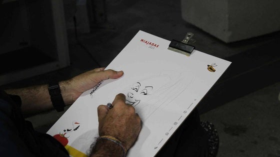 Entrenando el buen humor con el taller de caricaturización en vivo en la Feria Agroalimentaria