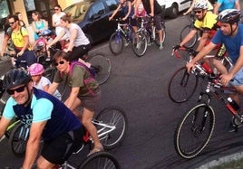 Una de las ediciones anteriores del Día de la Bicicleta en Miajadas.