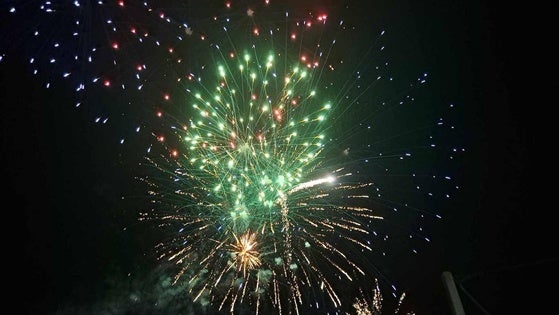 Se suspenden los fuegos artificiales de fin de fiestas