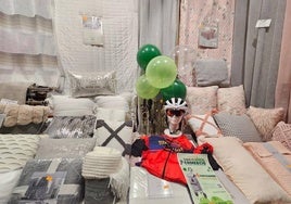 Uno de los escaparates de los comercios participantes en la Semana del Comercio Verde.