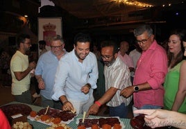 Visita de los representantes del gobierno de Puçol a Miajadas este verano de 2024.