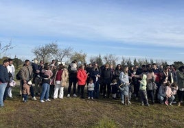70 vecinos familias de Miajadas, Alonso de Ojeda y Casar de Miajadas siembran vida