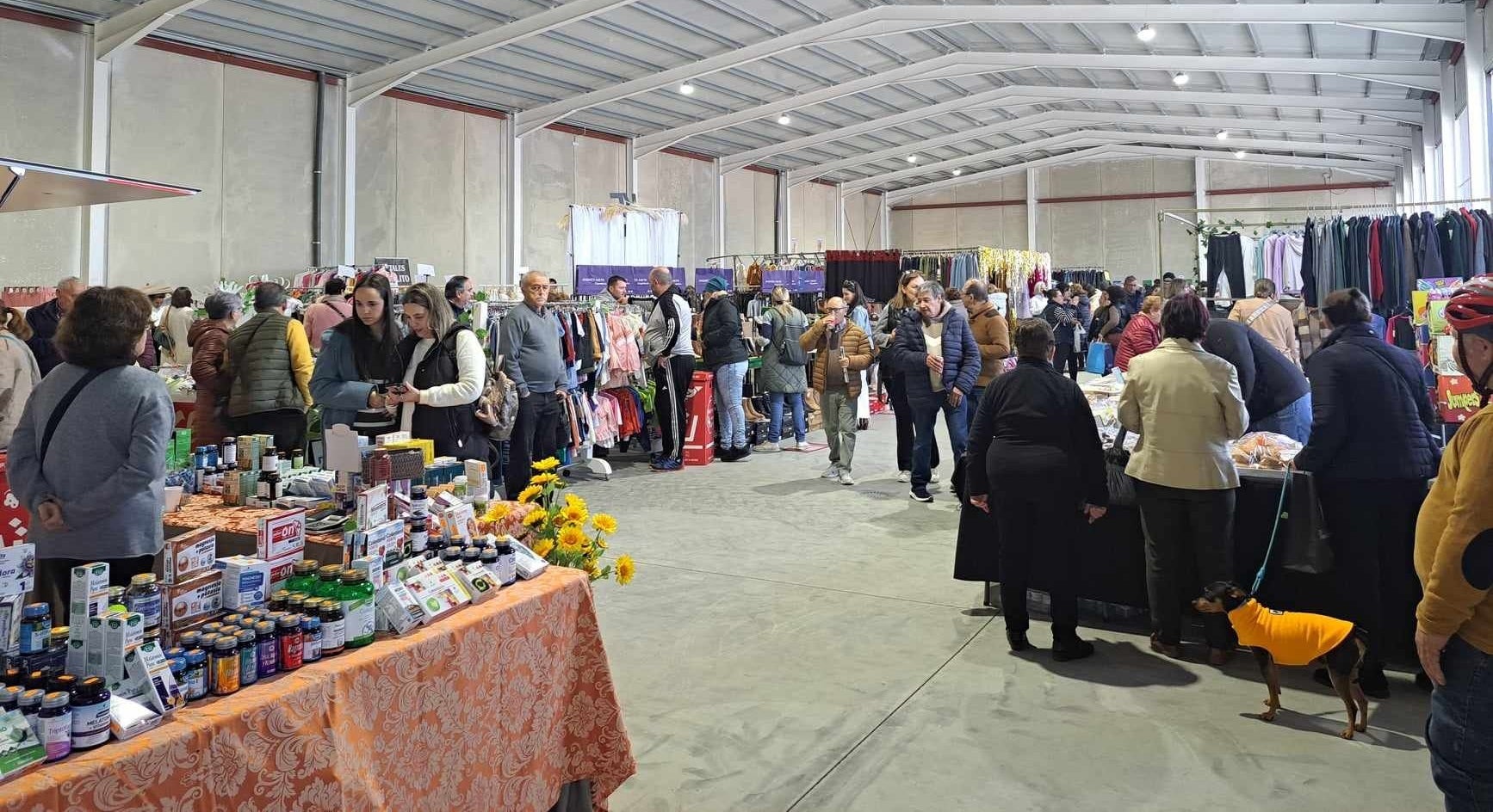 Feria del stock de invierno en Miajadas el pasado año.