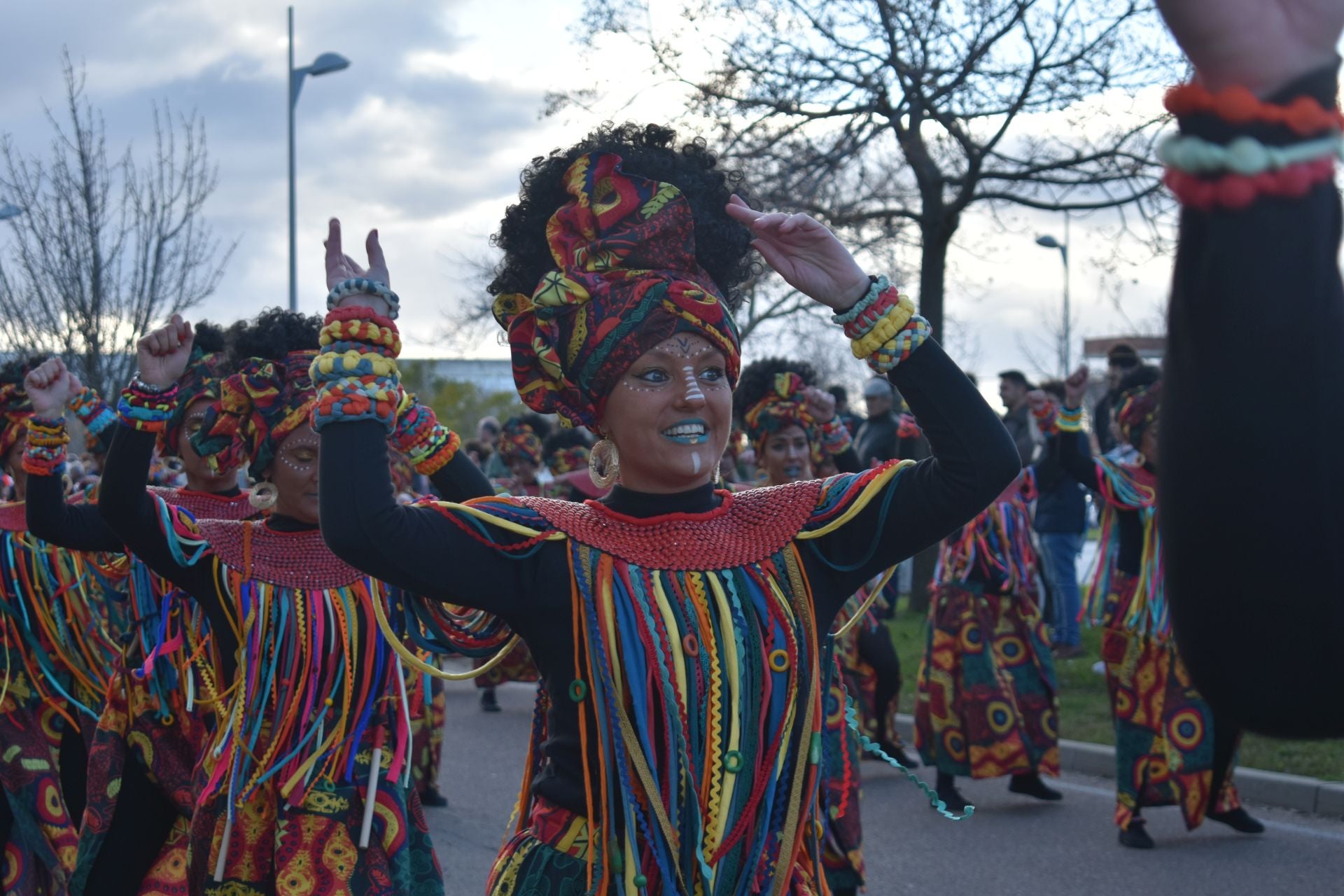 Gran desfile de Carnaval en Miajadas el pasado año.