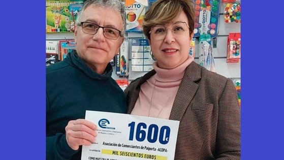 Los comerciantes de Miajadas donan 1.600 euros a los empresarios de Paiporta