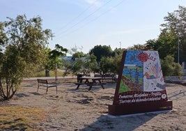La localidad dispone de una nueva zona de descanso frente la Laguna Nueva