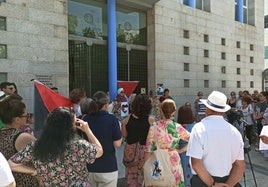 Concentración por el fin del genocidio en Gaza