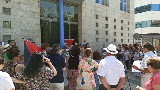 Concentración por el fin del genocidio en Gaza