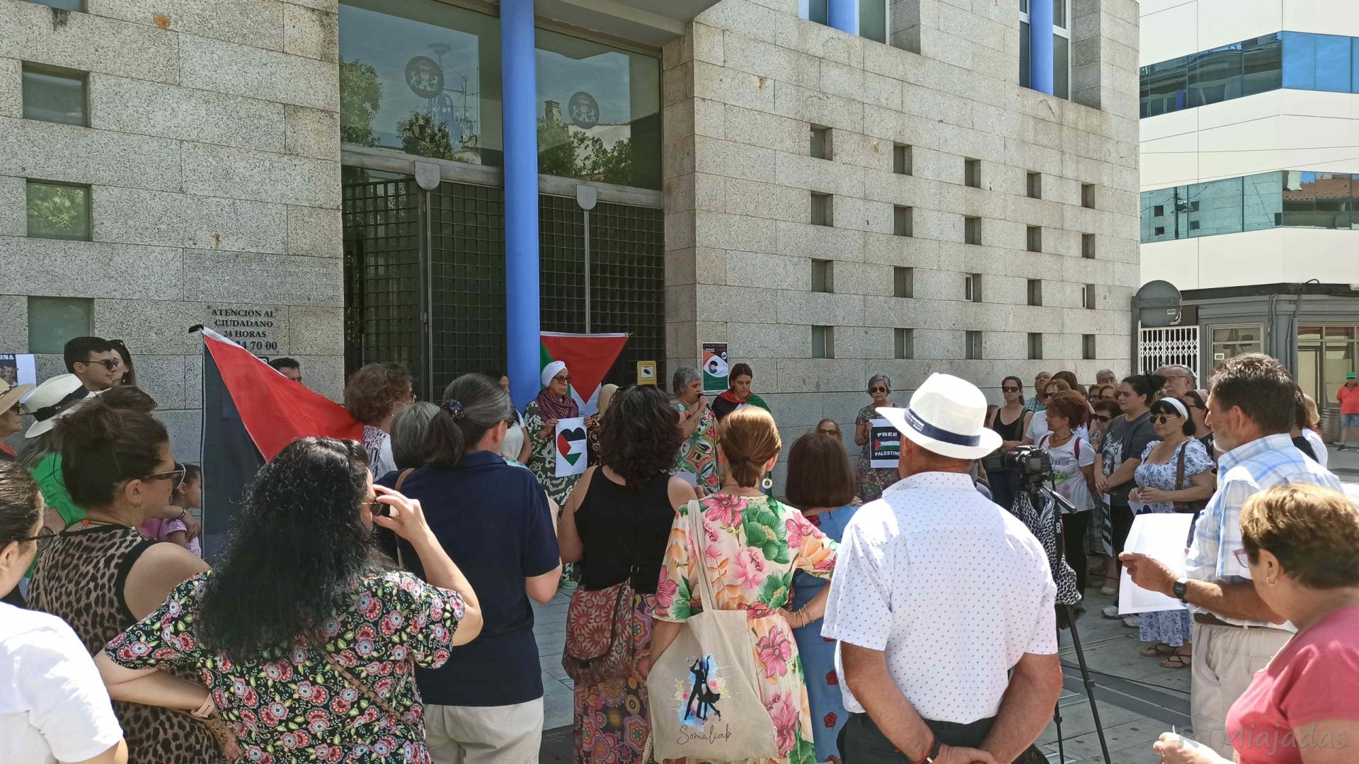 Concentración por el fin del genocidio en Gaza
