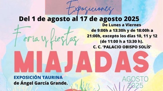 Durante la Feria y Fiestas de Agosto se podrá disfrutar con varias exposiciones