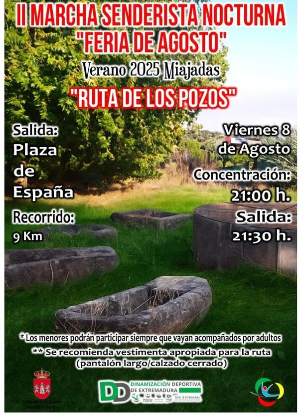 Una marcha senderista recorrerá la Ruta de los Pozos