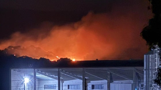 Un incendio, ya controlado, se produjo ayer por la zona de la Dehesilla de Miajadas