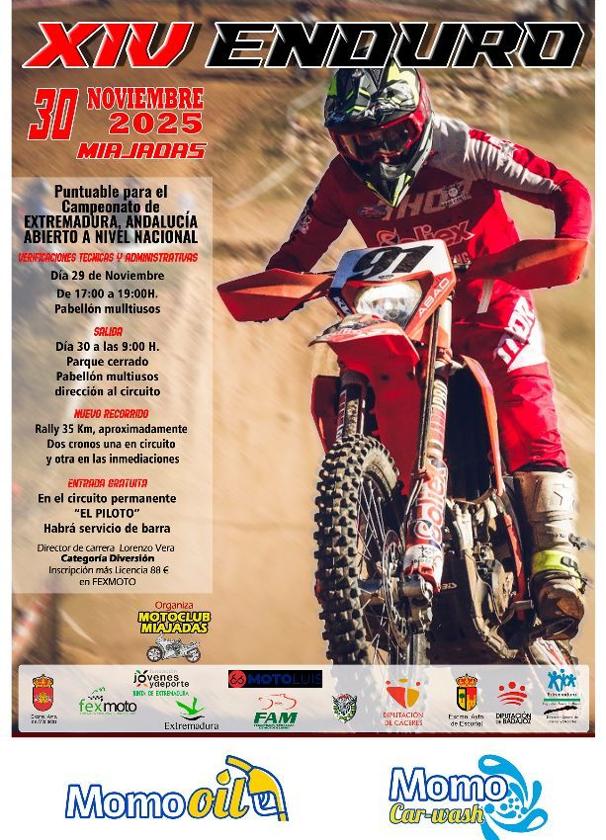 Miajadas acoge el XIV Enduro