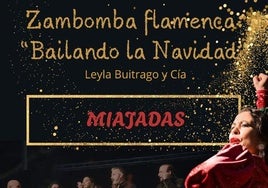 Leyla Buitrago llega a Miajadas con su Zambombá Flamenca 'Bailando la Navidad'