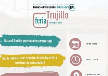 Miajadas participará en la II Feria de FP del CPR de Trujillo