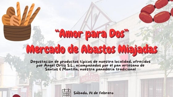 El Mercado de Abastos de Miajadas celebra San Valentín