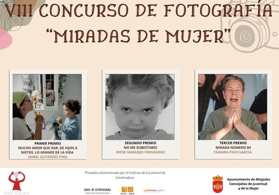 'Mucho amor que dar, de hijos a nietos, lo grande de la vida', imagen ganadora del VIII concurso de fotografía 'Miradas de mujer'