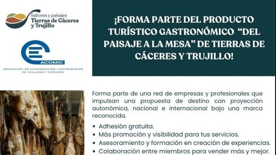 Miajadas se convierte en el motor del proyecto 'Del Paisaje a la Mesa' para llevar la gastronomía local al escaparate internacional