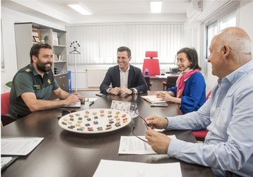 Un momento de la reunión.