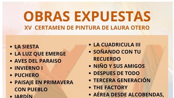 El Certamen de Pintura Laura Otero ya tiene finalistas y se prepara para su gran gala de premios