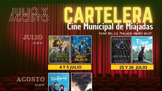 Las noches estivales de Miajadas recuperan su idilio con la gran pantalla con el regreso del Cine de Verano