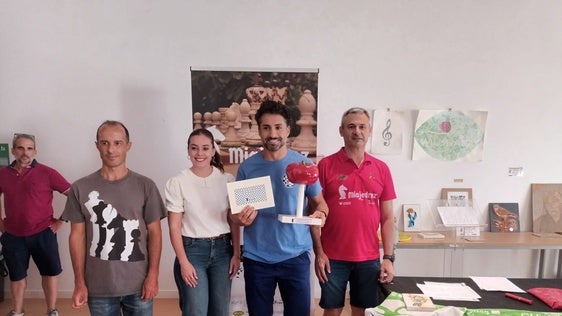 Francisco Javier Gómez Gómez. Campeón del XV Torneo de Ajedrez Feria de Miajadas.