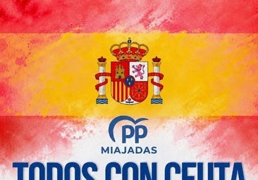 El Grupo Popular en el Ayuntamiento de Miajadas se une a la reivindicación de la FEMP en apoyo a Ceuta