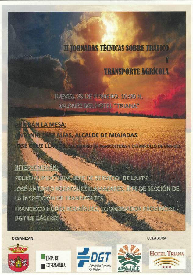 Cartel de las jornadas. 