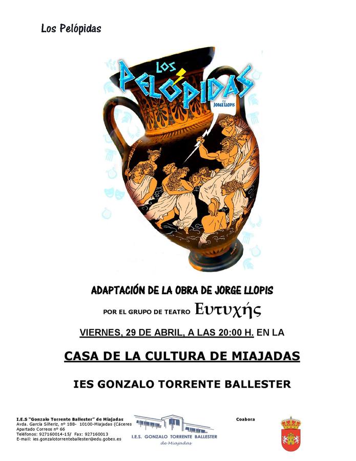 Cartel de la representación. 