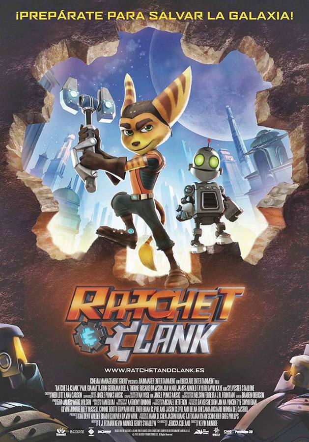 Cartel de la película 'Ratchet y Clank'. 