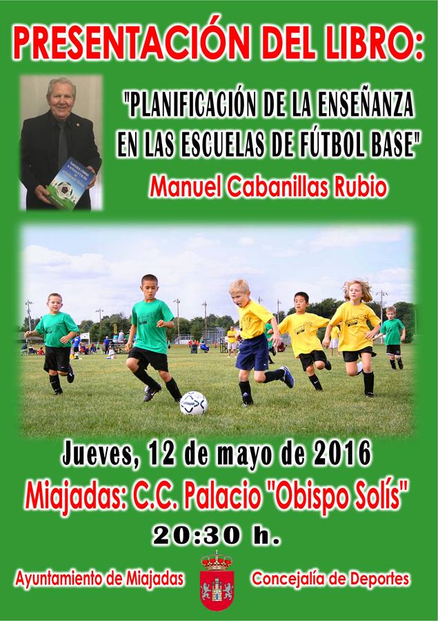 Cartel anunciador de la presentación del libro. 