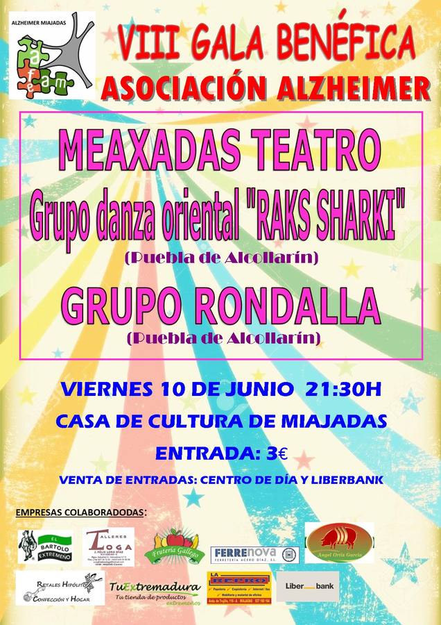 Cartel de la gala. 