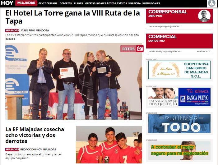 Portal de información miajadeña. 