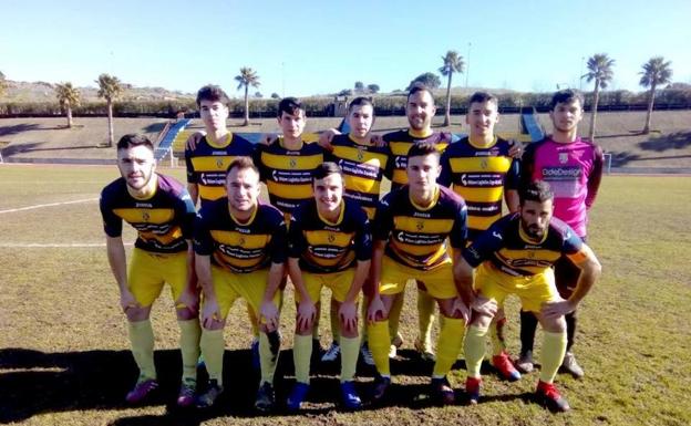 Equipo titular del encuentro del pasado domingo 