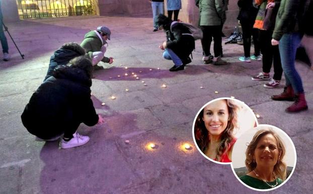 Durante la vigilia de anoche en Cáceres 