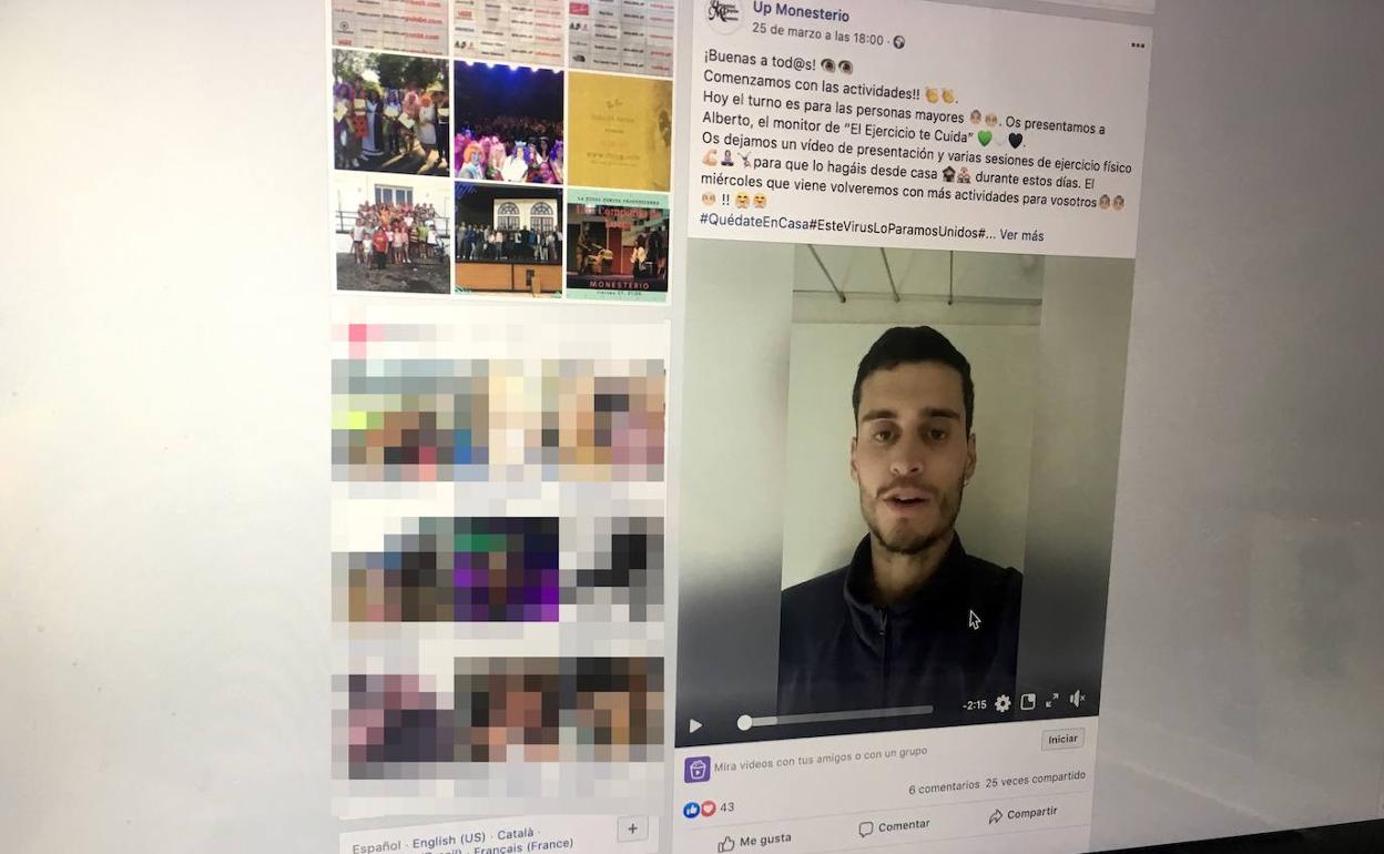 Consulta de una de las propuestas a través de la pantalla de un ordenador 