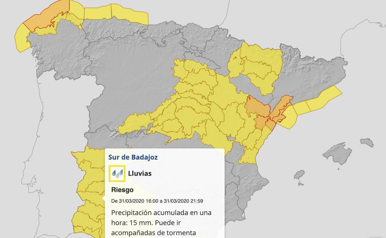 Mapa de avisos 