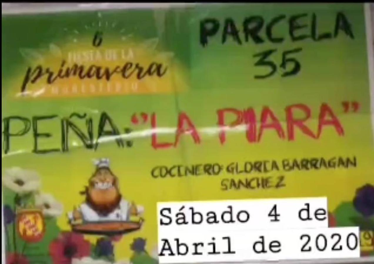 Fotos: Los monesterienses celebran la Fiesta de la Primavera desde casa