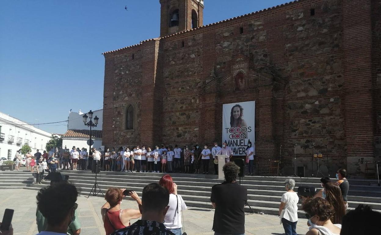 Durante el acto homenaje, este sábado