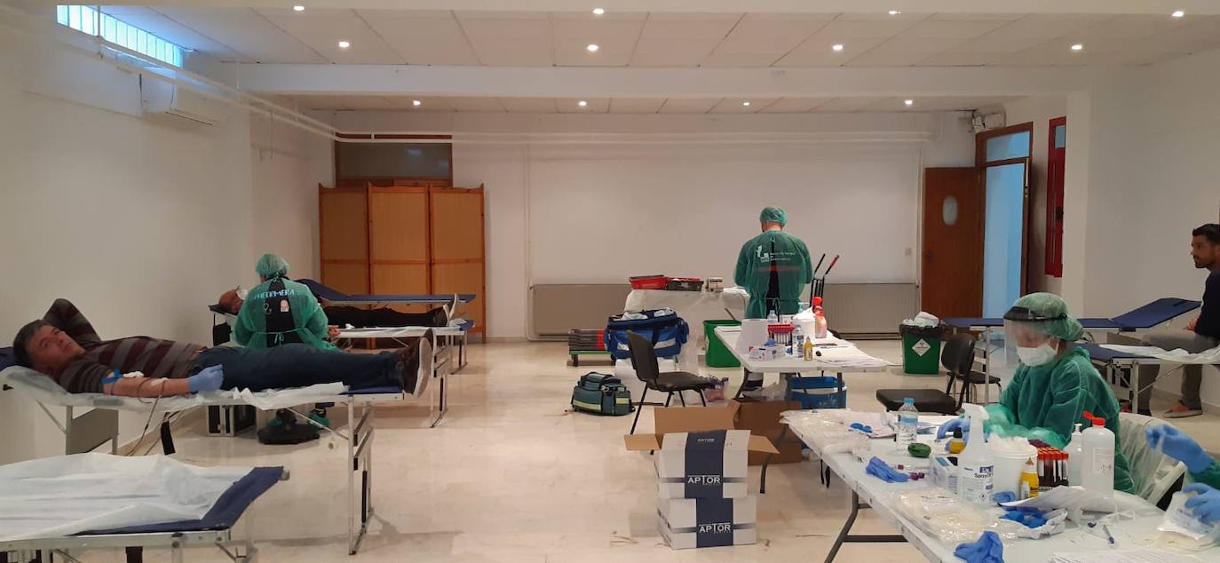 Donaciones de sangre en Monesterio 