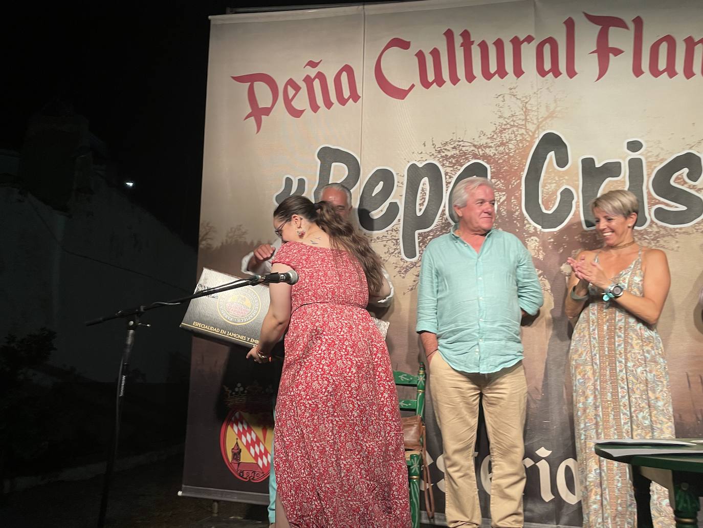 Virginia González consiguió un Jamón de Monesterio