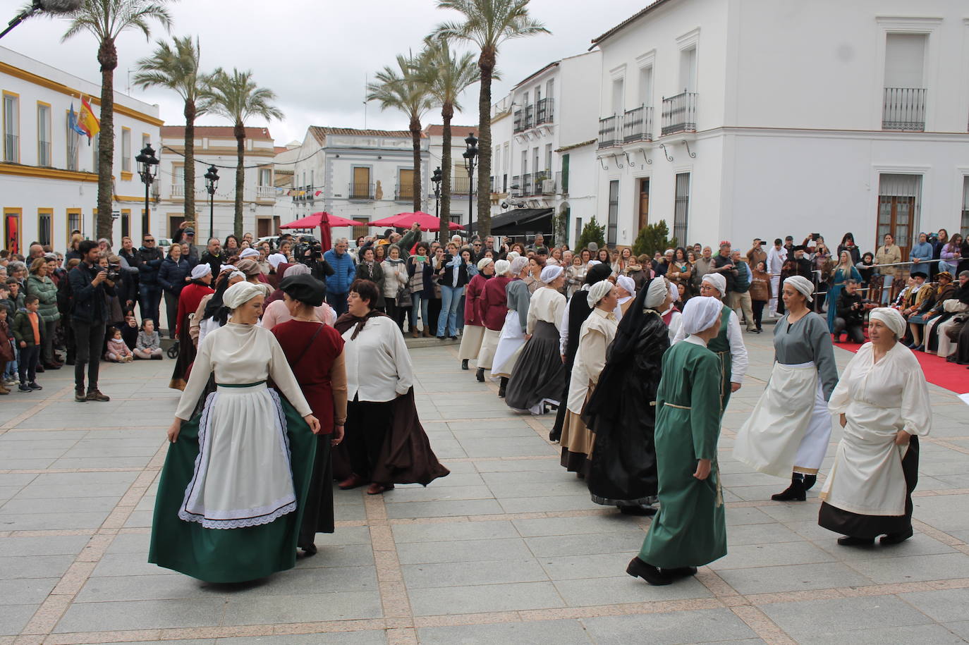 En imágenes, el II recibimiento de Carlos V en Monesterio
